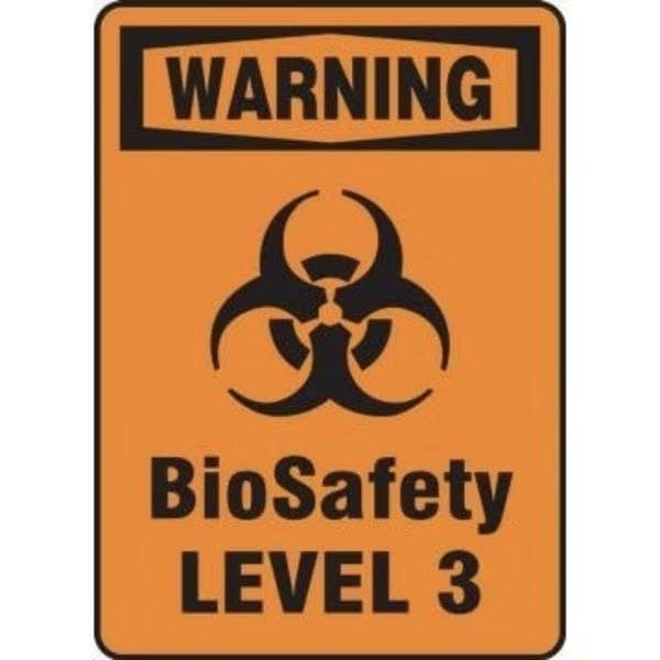 Accuform OSHA WARNING BIOHAZARD SIGN MBHZ323XV MBHZ323XV - main